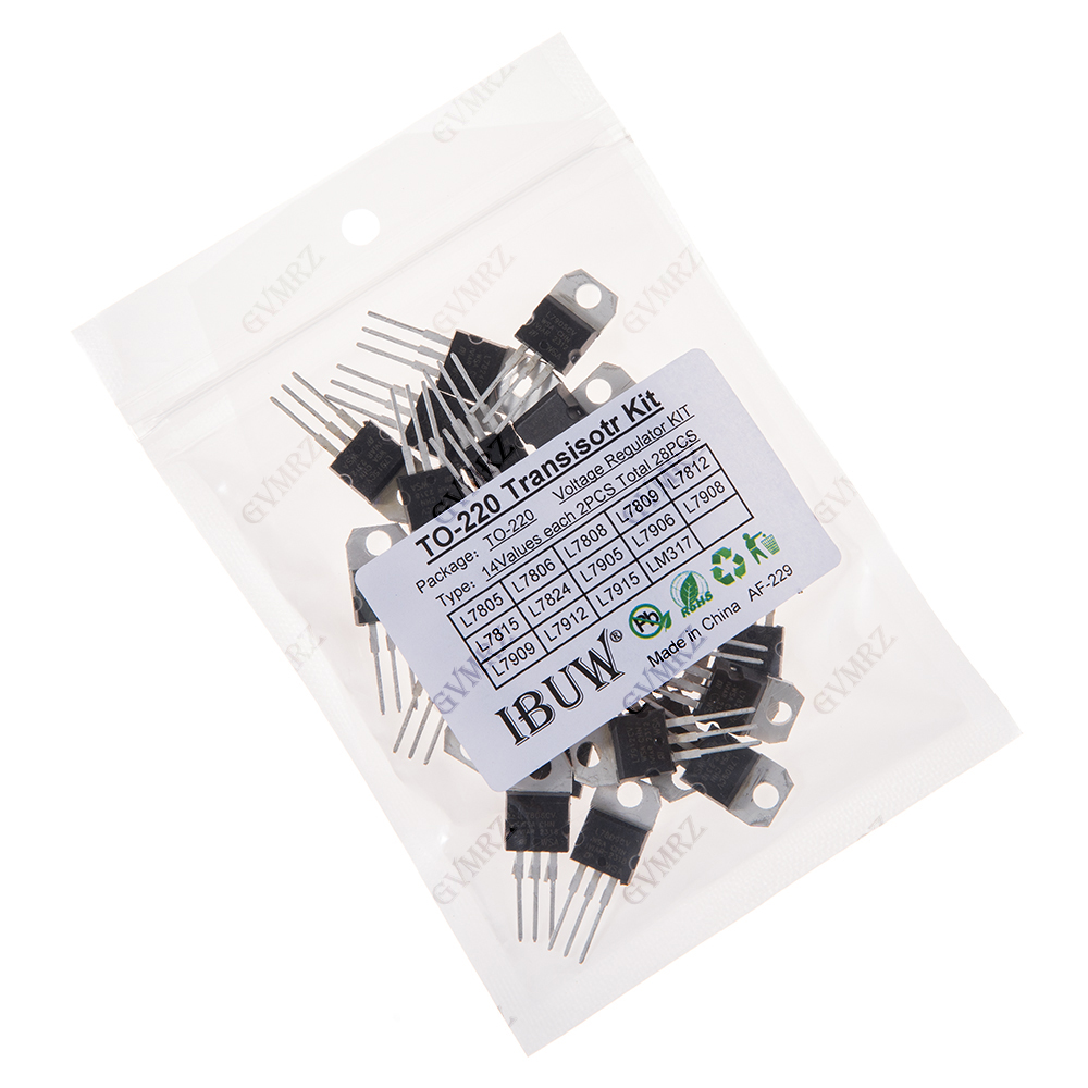 Lm317 Voltage Regulator - Набор транзисторов TO-220 L7805, 28 шт.,