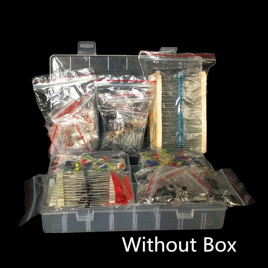 Diy Electronics Components Kit - Набор металлических пленочных резисторов в ассортименте,