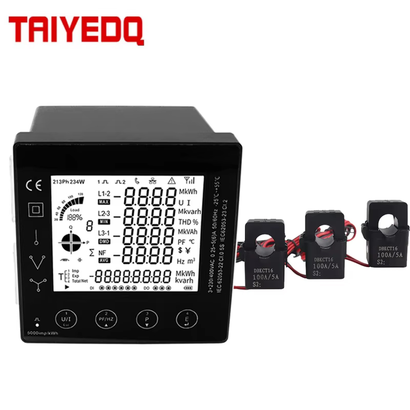 Diy Electronics Store - Многофункциональная панель питания, 3-фазный счетчик энергии,