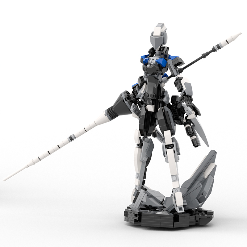 Diy Electronics Pdf - MOC Mech Женский Робот Лансер Валькирия