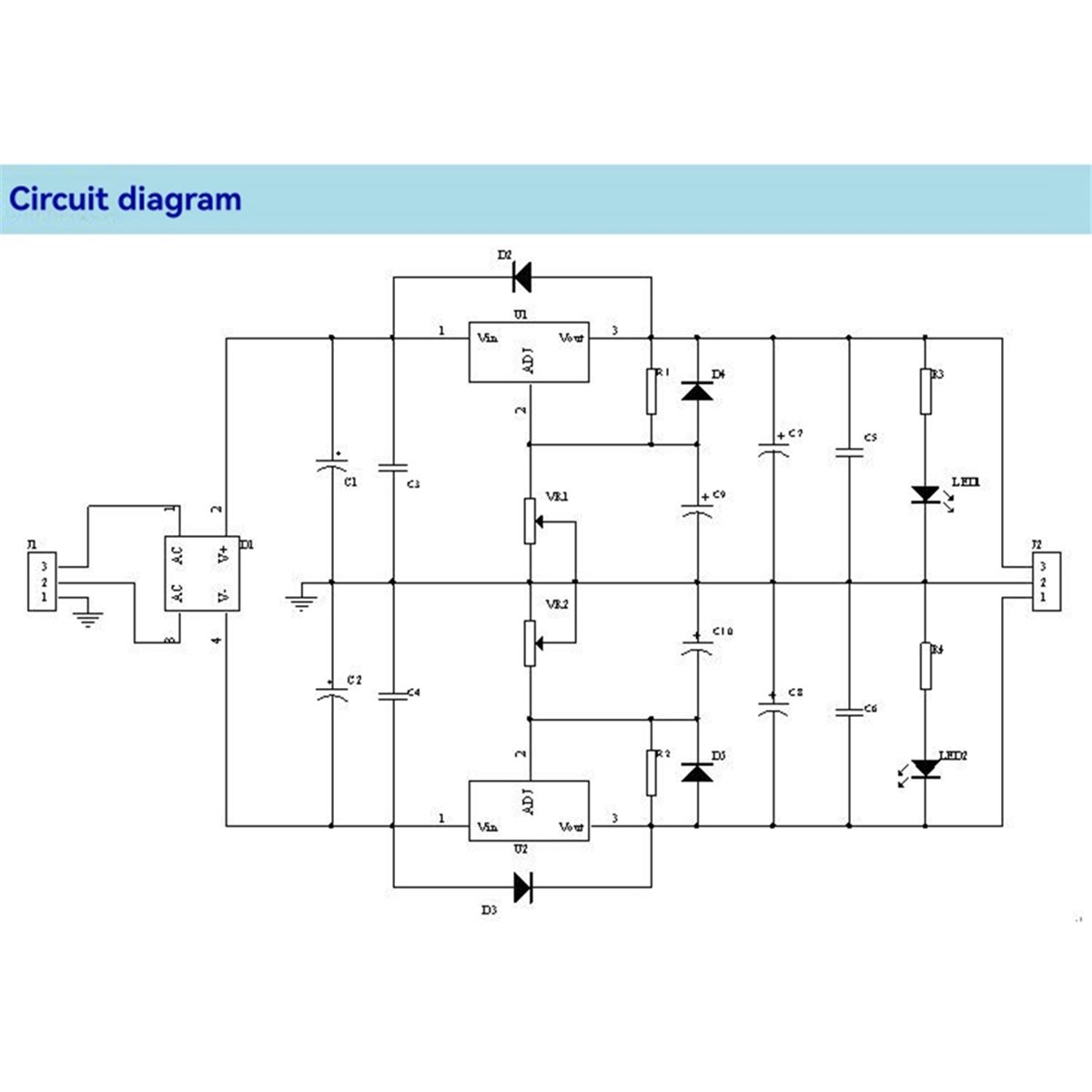Lm317 Voltage Regulator - Модуль регулируемого источника питания A49T LM317