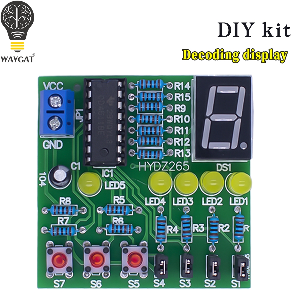 Diy Electronics Components Kit - Дисплей декодирования Производство электроники Набор для