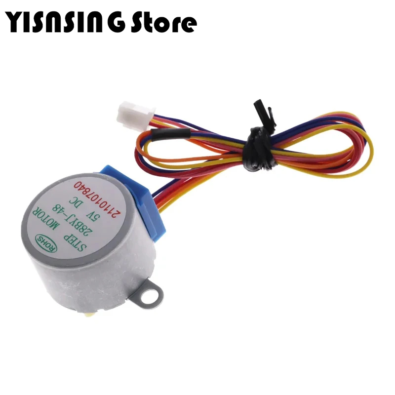 5 В 4-фазный 28BYJ-48 шаговый  – обзор и цена Stepper Motor 28Byj