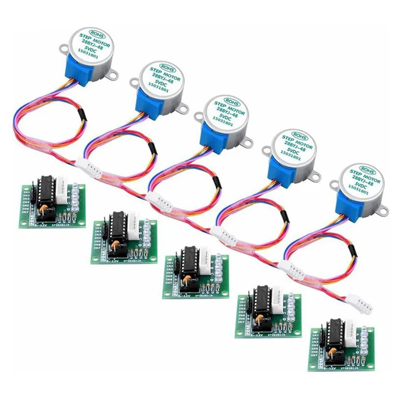 Набор из 3/50 штук: шаговый дв – обзор и цена Stepper Motor 28Byj