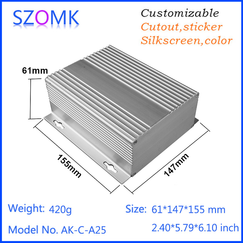 Алюминиевый корпус Szomk 61*14 – обзор и цена Diy Electronics Market