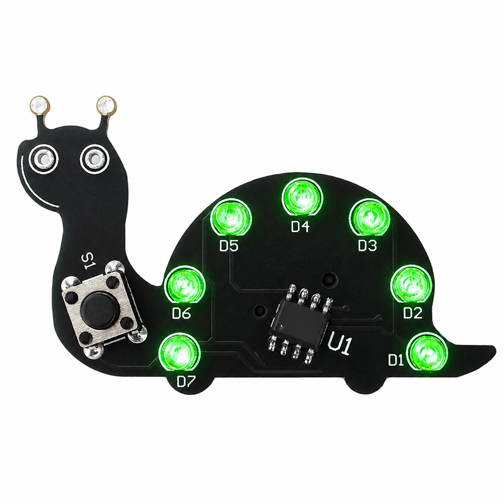 Набор для пайки Snail LED Flow – обзор и цена Diy Electronics Kits For Beginners