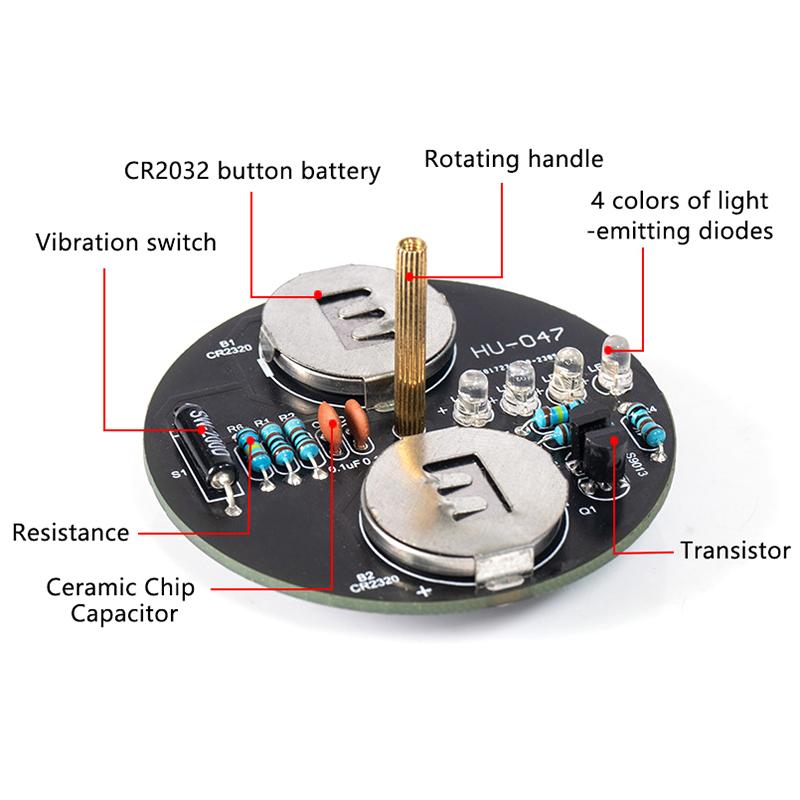 Светодиодный волчок, электрони – обзор и цена Diy Electronics Kits For Beginners