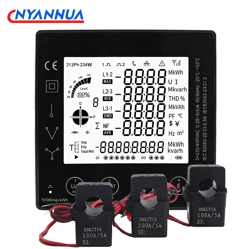 Трехфазный счетчик энергопотре – обзор и цена Diy Electronics Store