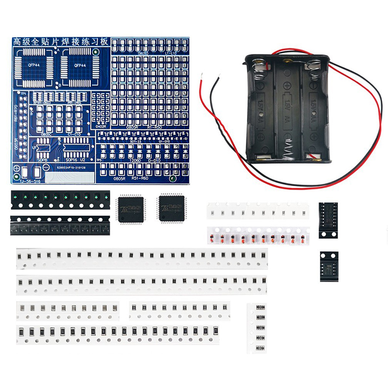 Компоненты SMD/SMT, плата для  – обзор и цена Diy Electronics Components Kit