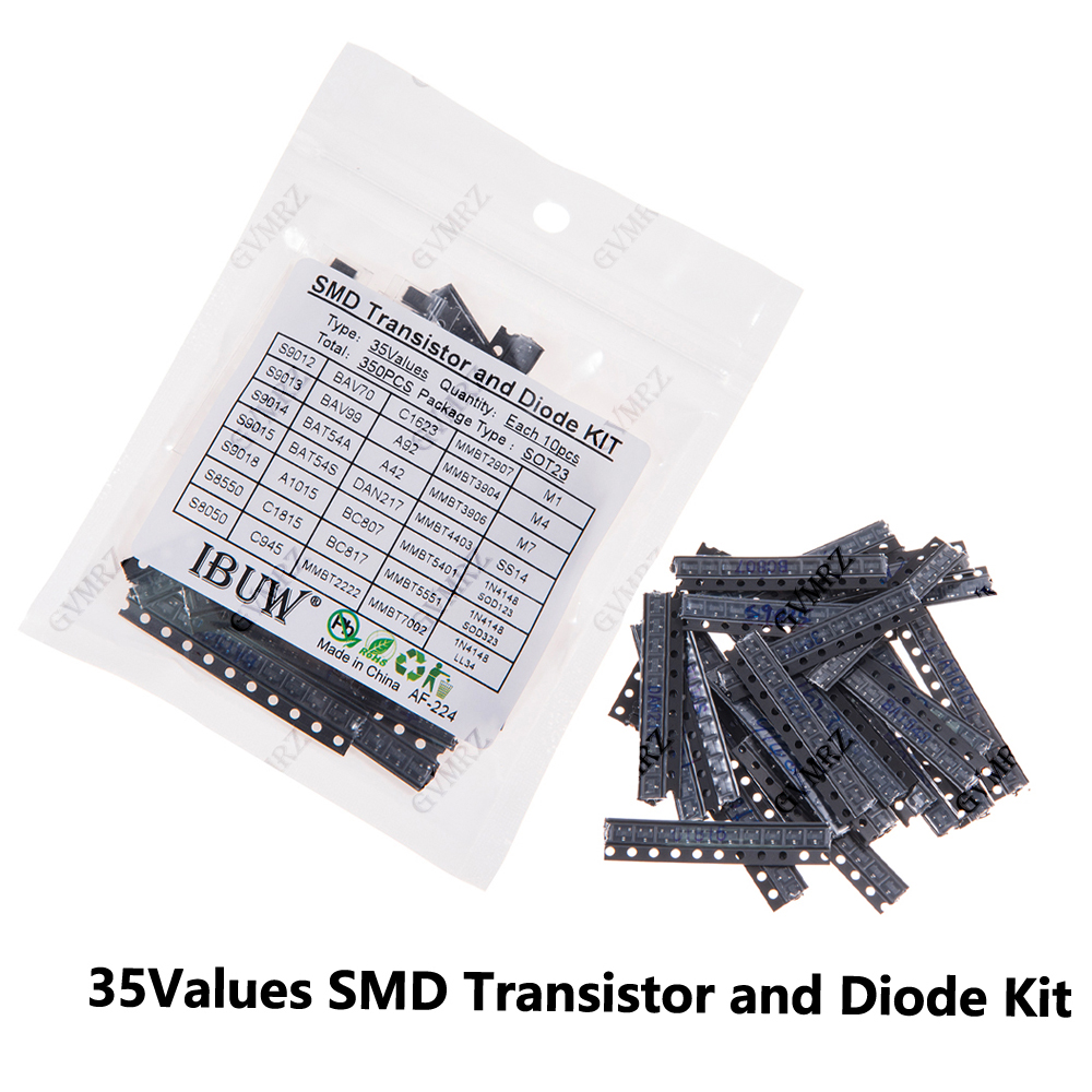 Набор из 350 SMD-транзисторов  – обзор и цена Diy Electronics Tool Kit