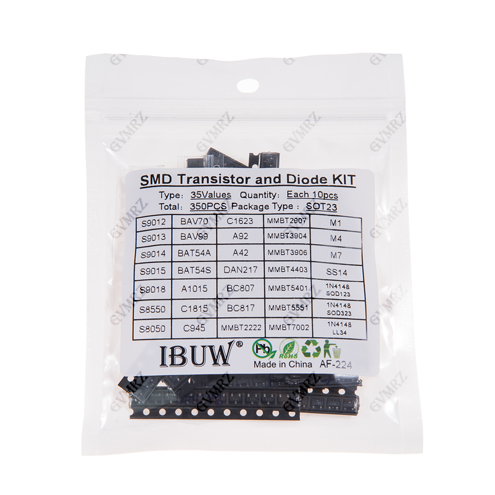 Набор из 350 SMD-транзисторов  – обзор и цена Diy Electronics Tool Kit