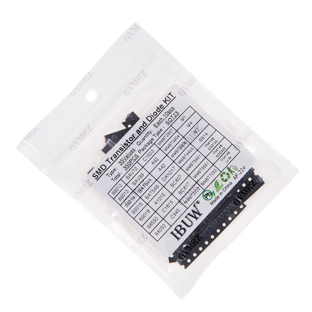 Набор из 350 SMD-транзисторов  – обзор и цена Diy Electronics Tool Kit