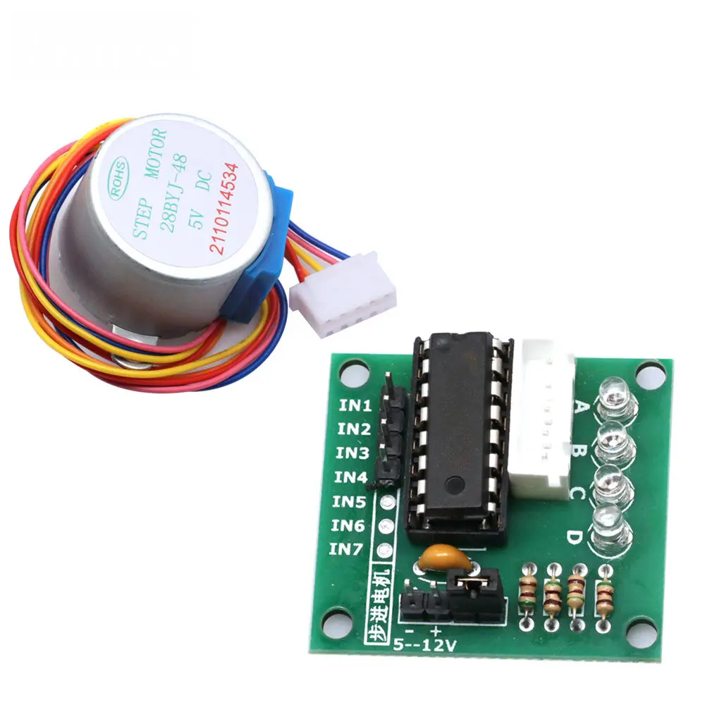 Драйвер ULN2003, комплект шаго – обзор и цена Stepper Motor 28Byj