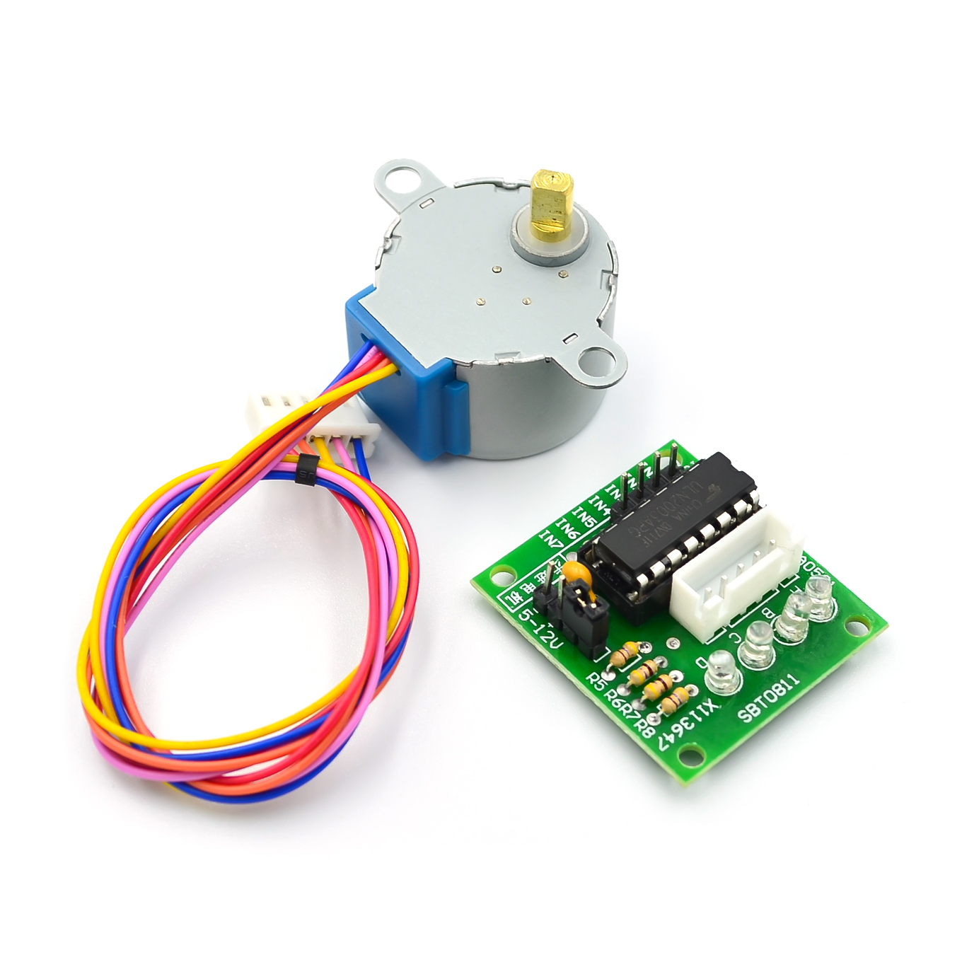 Шаговый двигатель 5В 28BYJ-48  – обзор и цена Stepper Motor 28Byj