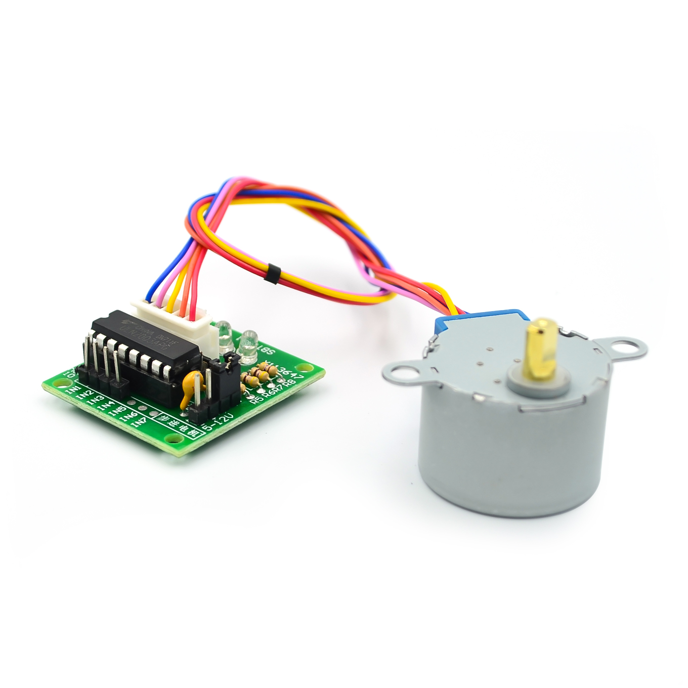 Шаговый двигатель 5В 28BYJ-48  – обзор и цена Stepper Motor 28Byj