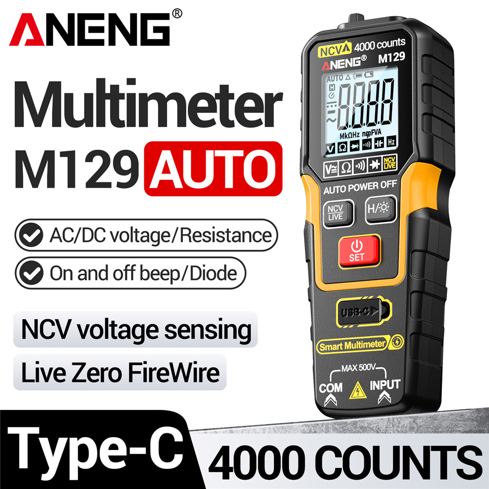 Цифровой мультиметр ANENG M129 – обзор и цена Useful Diy Electronics