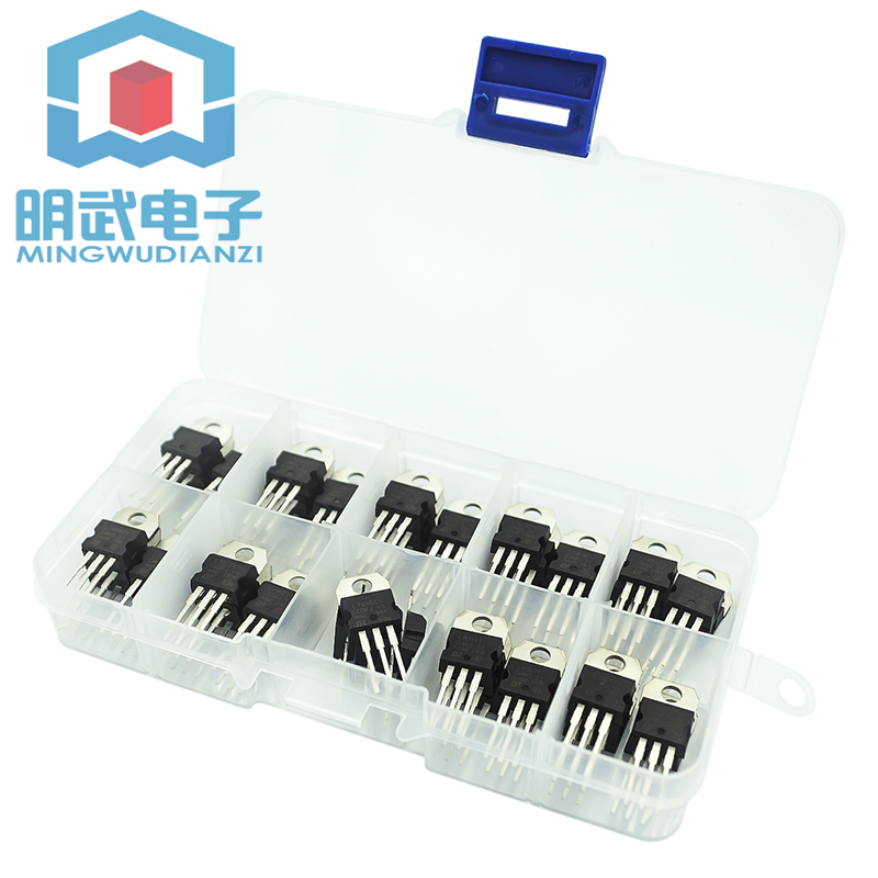 10 видов x5шт L7805/L7806/L781 – обзор и цена Lm317 Voltage Regulator