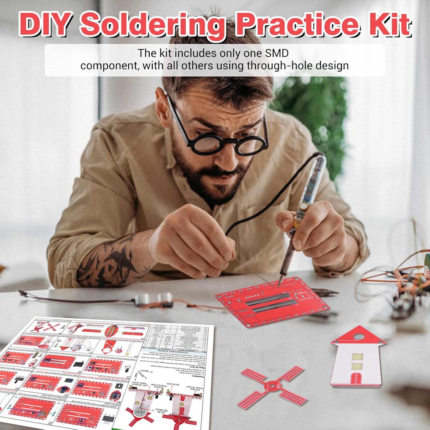 Электронная ветряная мельница  – обзор и цена Diy Electronics Kits For Beginners