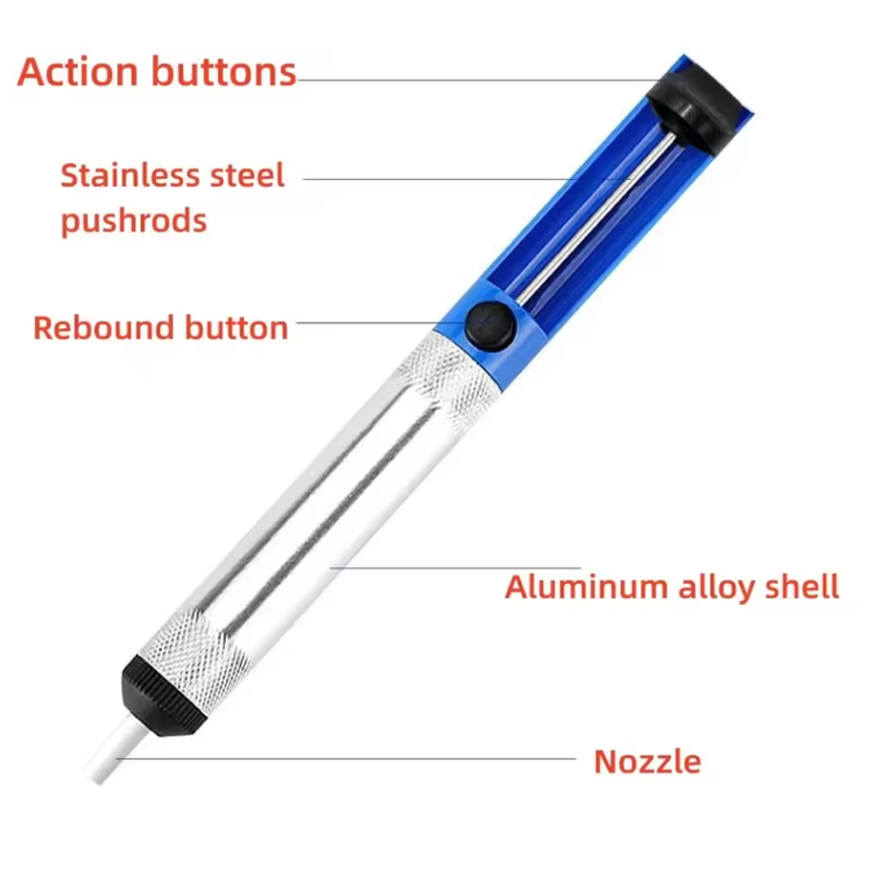 Алюминиевый вакуумный паяльный – обзор и цена Desoldering Pump Solder