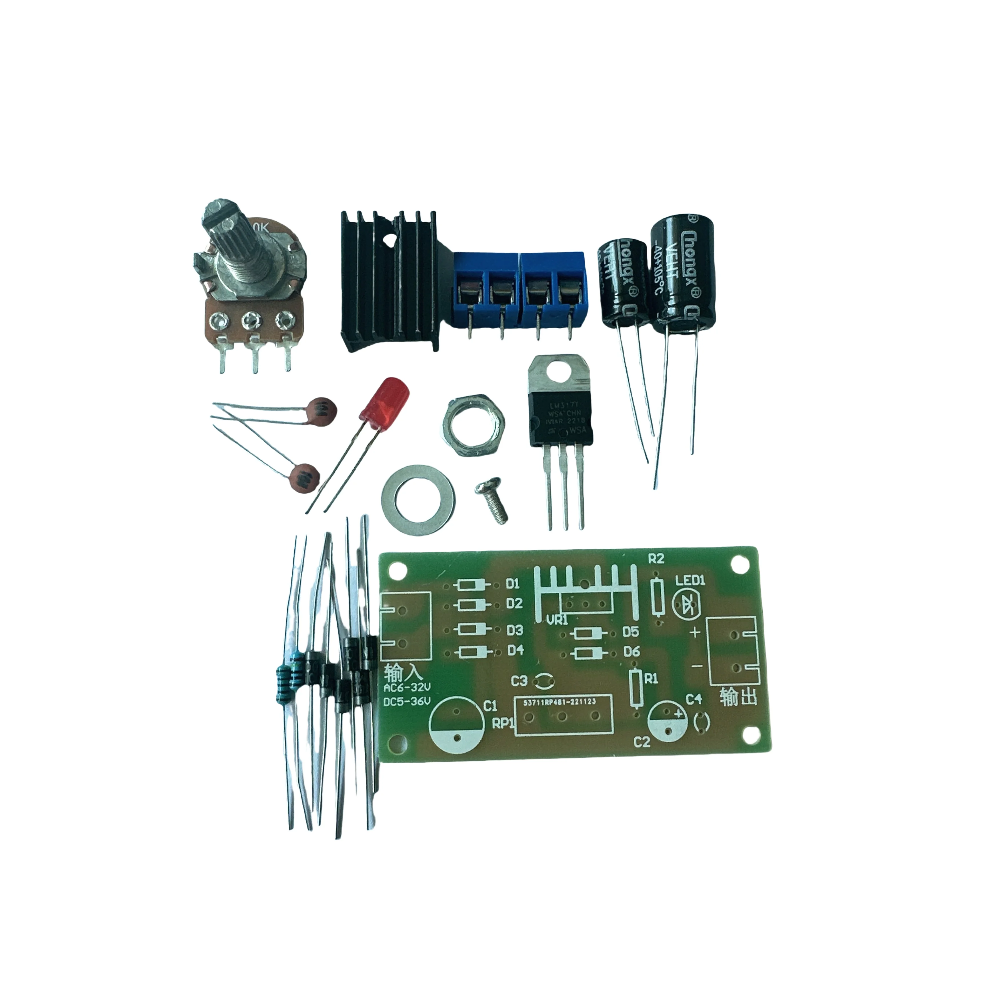 Комплект регулируемого блока п – обзор и цена Lm317 Voltage Regulator