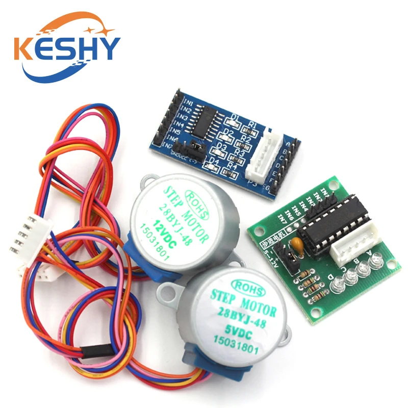 5 В 4-фазный 28BYJ-48 шаговый  – обзор и цена Stepper Motor 28Byj