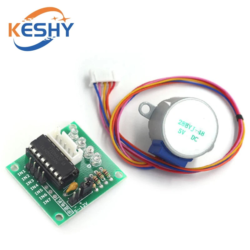 5 В 4-фазный 28BYJ-48 шаговый  – обзор и цена Stepper Motor 28Byj