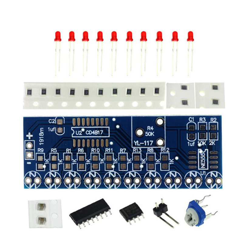 NE555 + CD4017 Рабочий светоди – обзор и цена Diy Electronics News